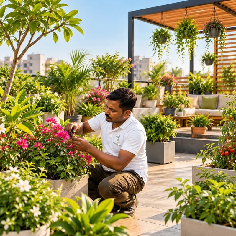 Terrace garden services